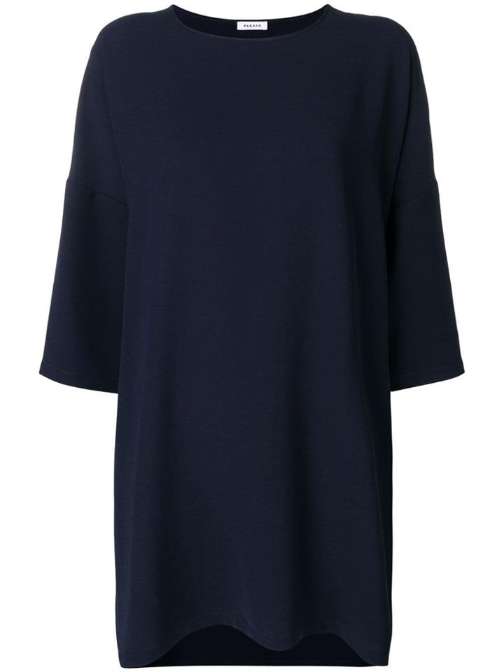 P.a.r.o.s.h. Jersey Mini Dress - Blue