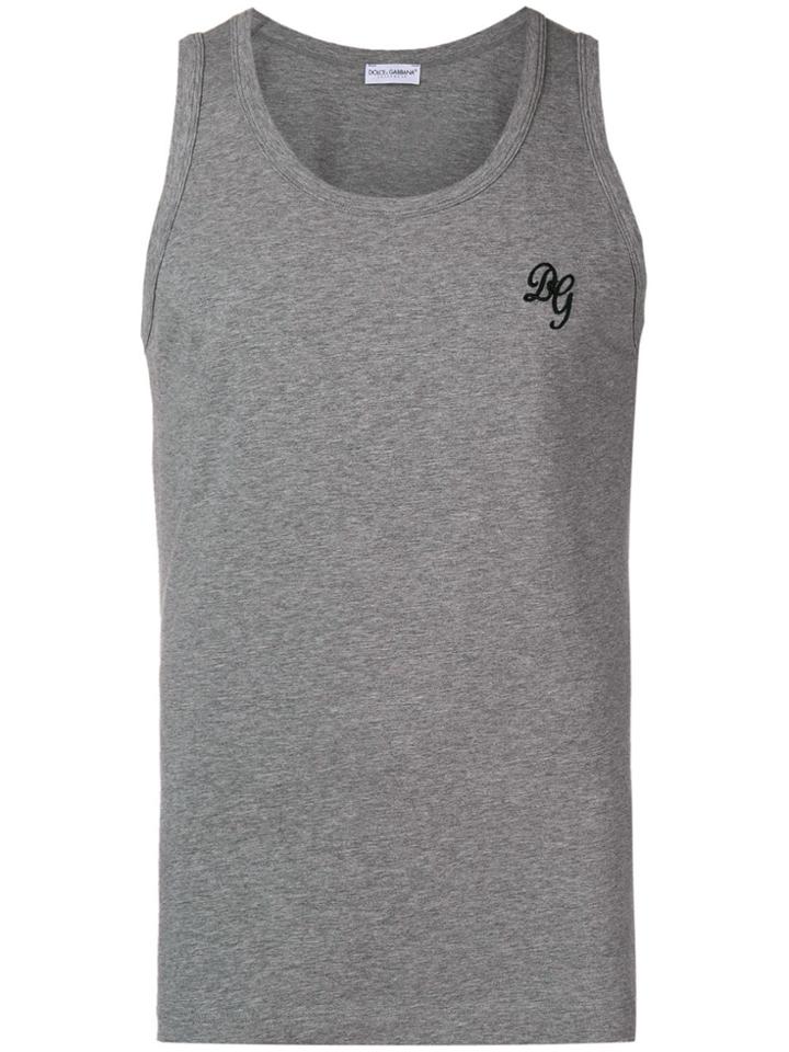 Dolce & Gabbana Underwear Logo Vest Top - Grey