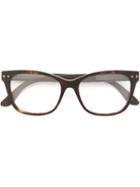 Bottega Veneta Eyewear Square Frame Glasses