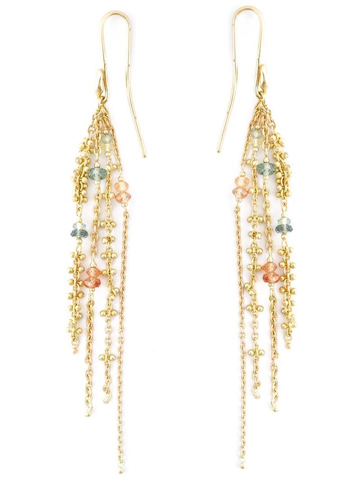 Natasha Collis Sapphire Waterfall Earrings