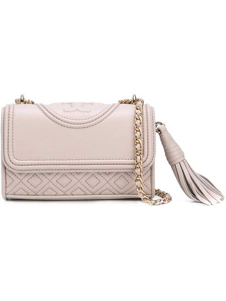 Tory Burch Small 'fleming' Crossbody Bag, Women's, Pink/purple