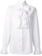 Ralph Lauren Ruffled Detail Shirt - White