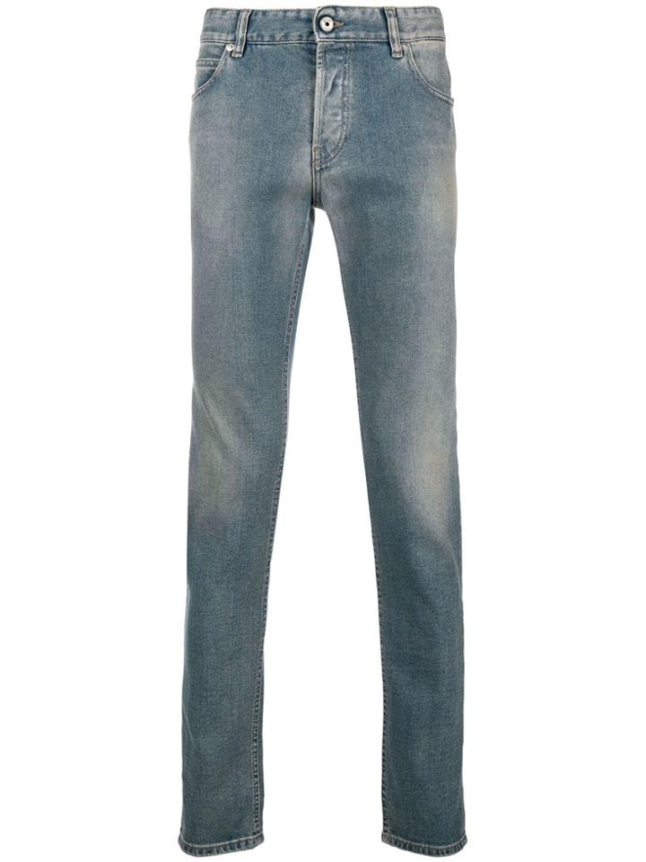 Just Cavalli Stonewashed Slim Fit Jeans - Blue