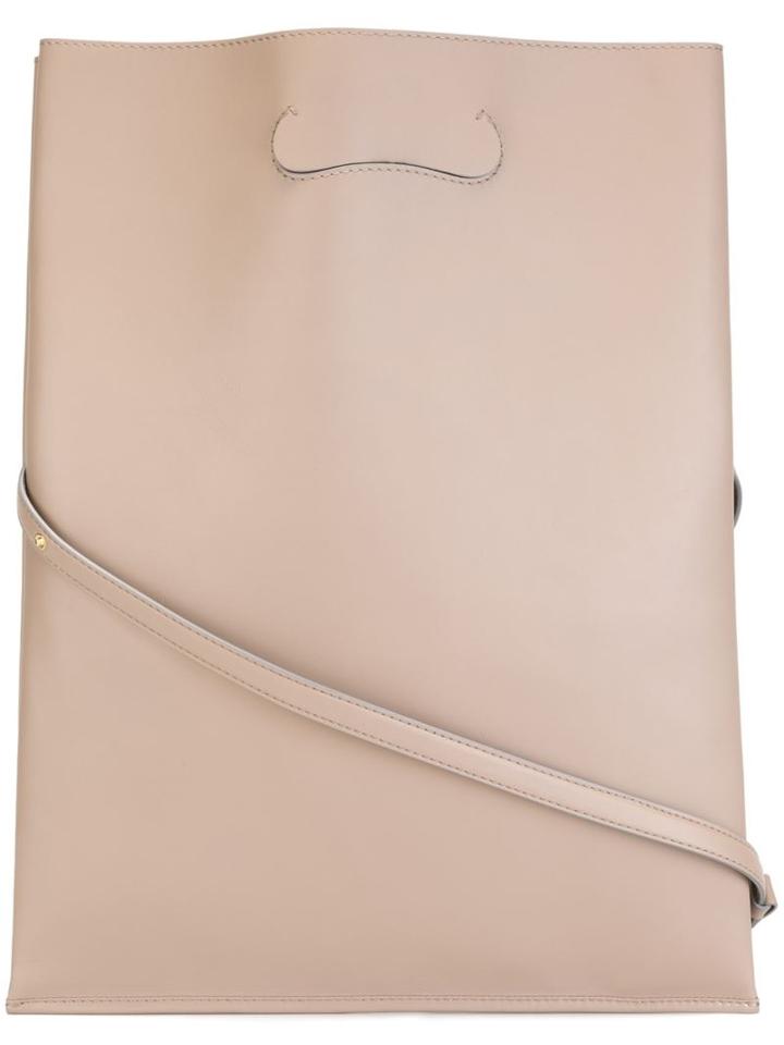 Maison Margiela Slim Tote Bag, Women's, Nude/neutrals