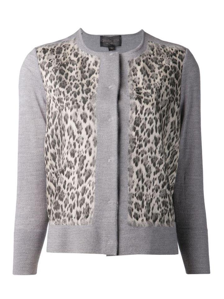 Giambattista Valli Leopard Print Cardigan