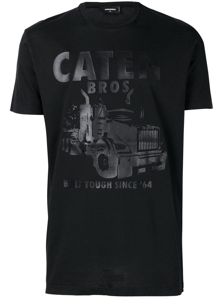 Dsquared2 - Caten Bros Truck T-shirt - Men - Cotton - L, Black, Cotton