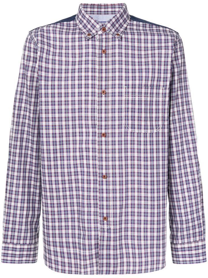 Junya Watanabe Comme Des Garçons Man Classic Checked Shirt - Blue