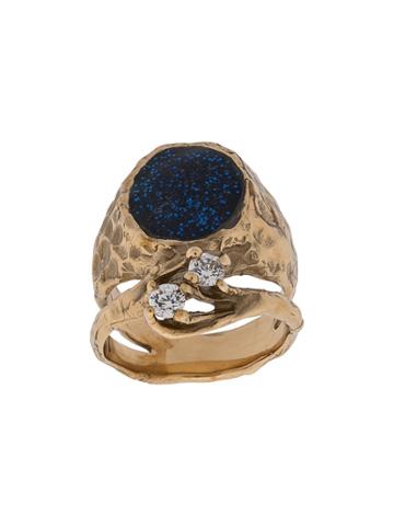 Voodoo Jewels Dented Branch Ring - Gold