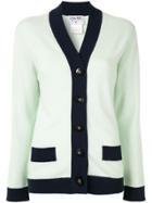 Chanel Pre-owned Cashmere Slim-fit Buttoned Cardigan - Green