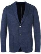 Harris Wharf London - Fitted Blazer - Men - Cotton/linen/flax - 50, Blue, Cotton/linen/flax