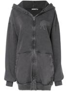 Balenciaga Elephant Zip-up Hoodie - Black