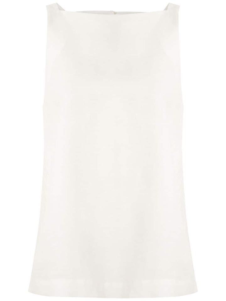 Osklen Palm Embroidered Tank - White