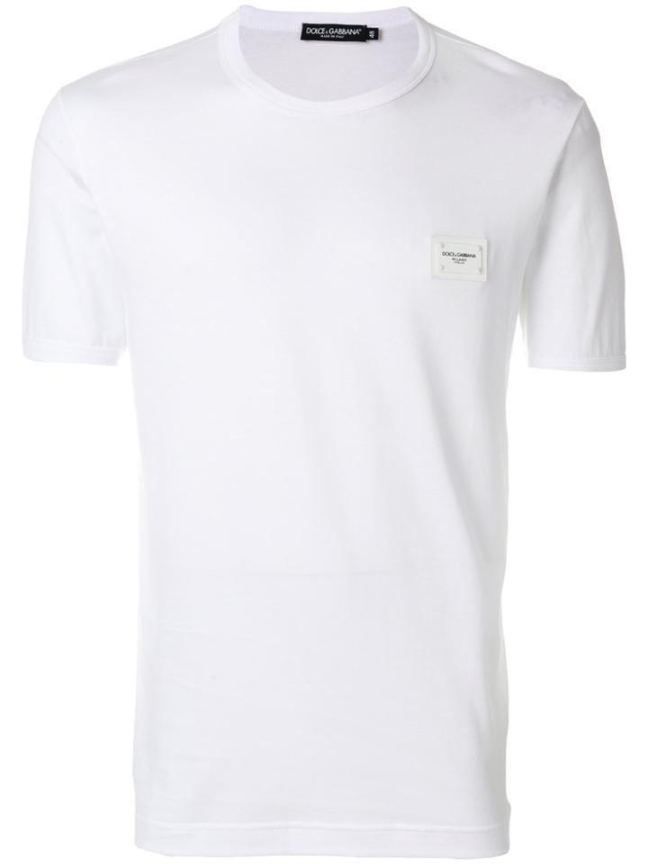 Dolce & Gabbana Logo Plaque T-shirt - White