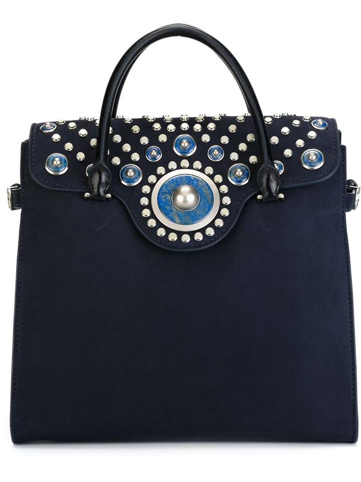 Tory Burch 'embellished Carpet Bag' Tote