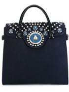 Tory Burch 'embellished Carpet Bag' Tote