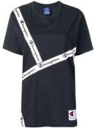 Champion Logo Tape T-shirt - Blue