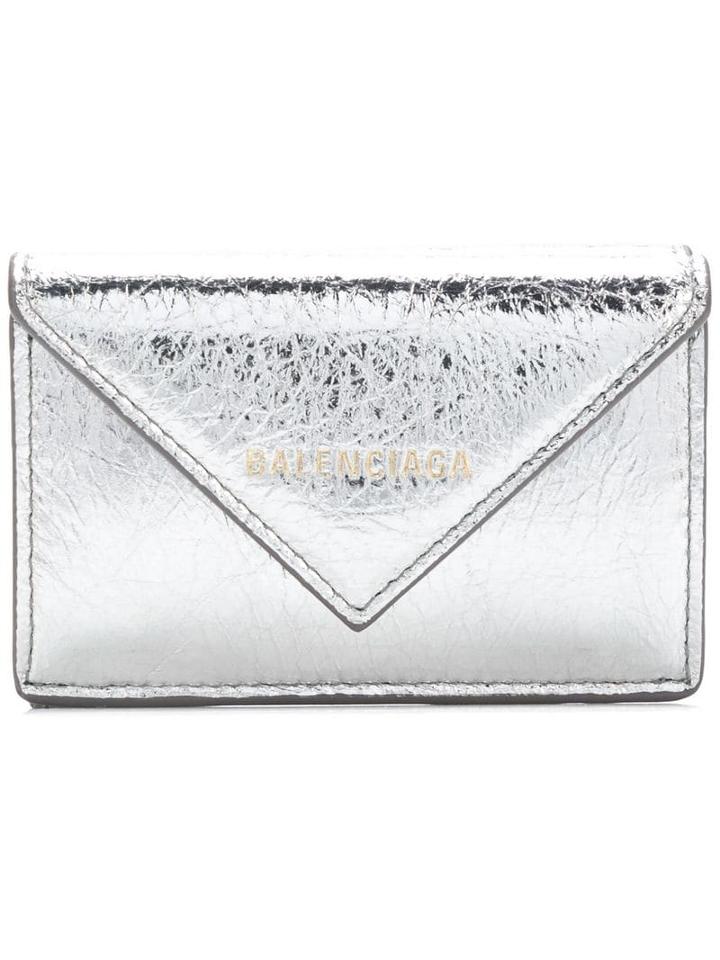 Balenciaga Mini Envelope Wallet - Metallic
