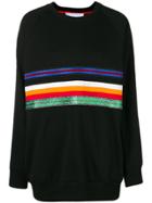 No Ka' Oi Oversized Stripe Front Sweatshirt - Black