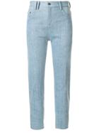 Act N&deg;1 Slim Fit Cropped Jeans - Blue