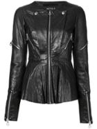 Kitx - Flower Jacket - Women - Leather - 8, Black, Leather