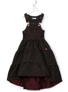 Junior Gaultier 'taffetas' Dungaree Dress, Girl's, Size: 12 Yrs, Black