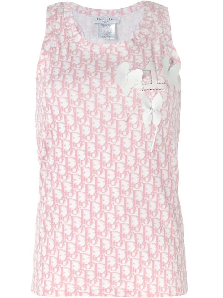 Christian Dior Pre-owned Trotter Pattern Nº1 Tank - Pink