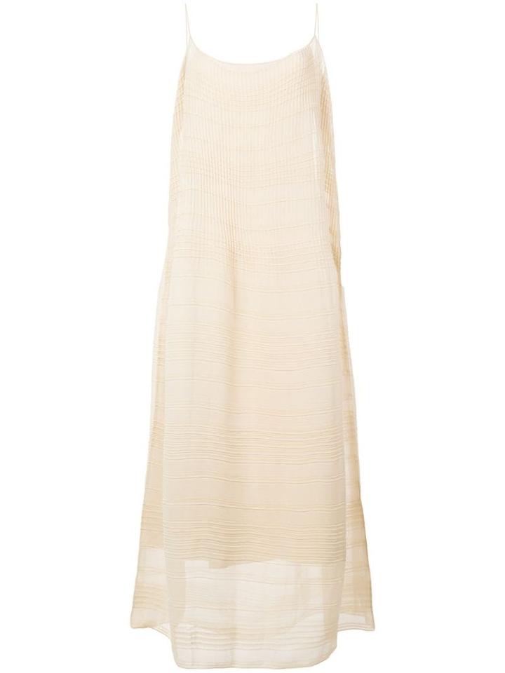 The Row Tanya Midi Dress - Brown