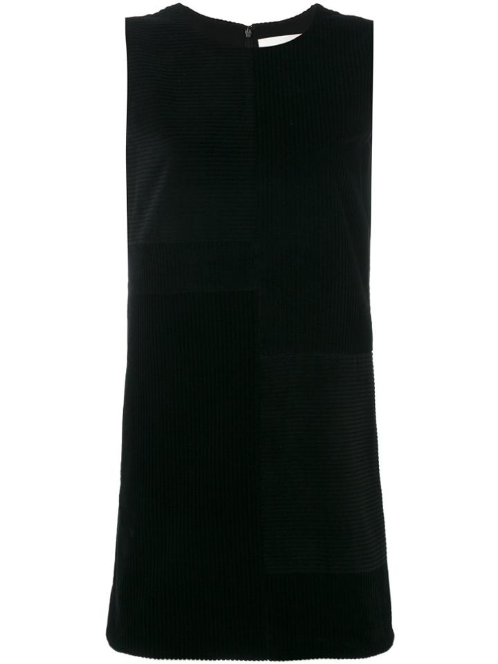 Victoria Victoria Beckham Ribbed Shift Dress - Black