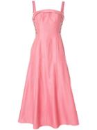 Rachel Gilbert Jorja Floral Embroidered Dress - Pink