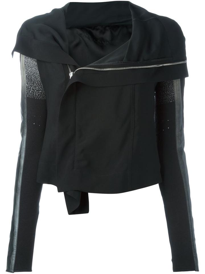 Rick Owens Oversize Collar Zip Jacket