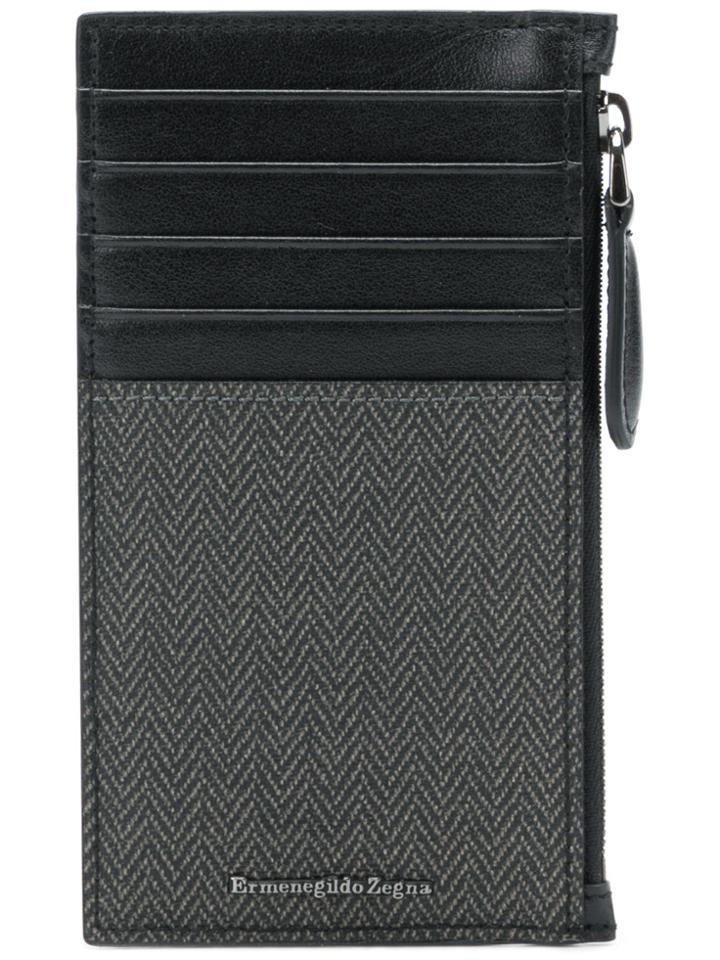 Ermenegildo Zegna Long Cardholder - Black