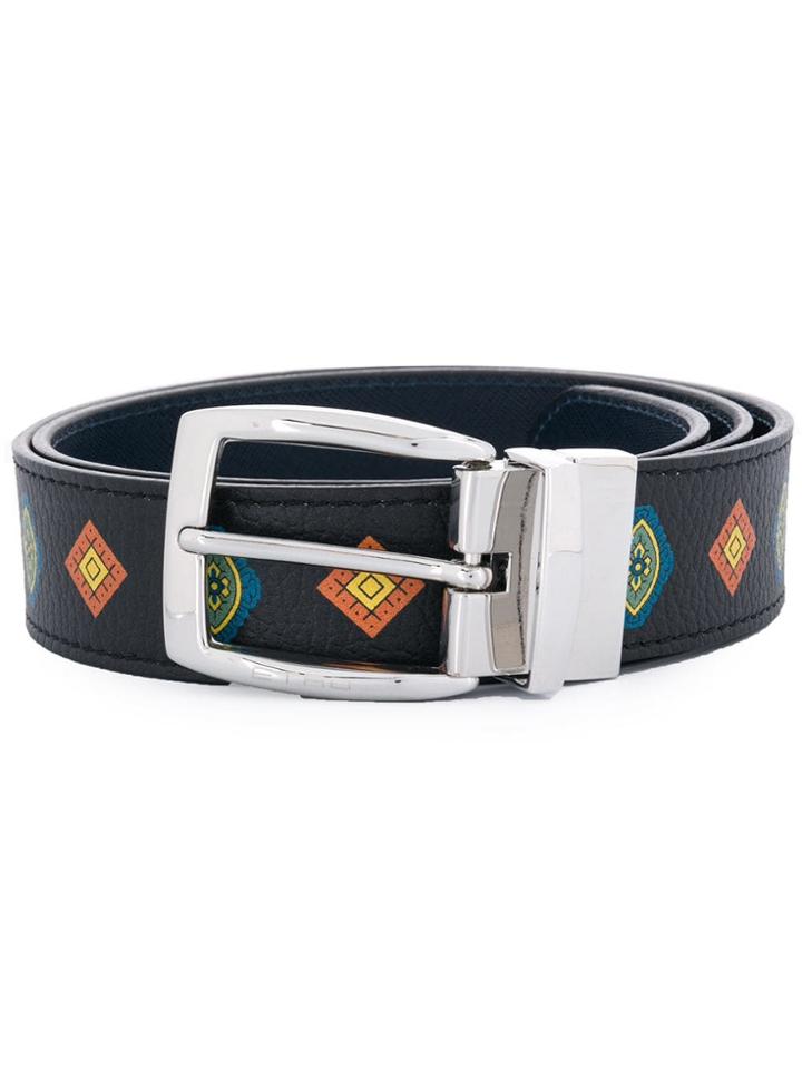 Etro Calf Leather Belt - Black