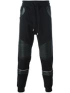 Philipp Plein 'brave' Track Pants, Men's, Size: Large, Black, Cotton/polyurethane/polyester