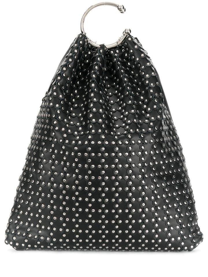 Red Valentino Red(v) Studded Tote - Black