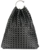 Red Valentino Red(v) Studded Tote - Black
