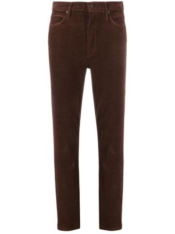 Mother Dazzler Corduroy Trousers - Brown