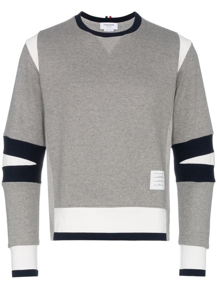 Thom Browne Tb Jrsy Swt Crw Gry - Grey