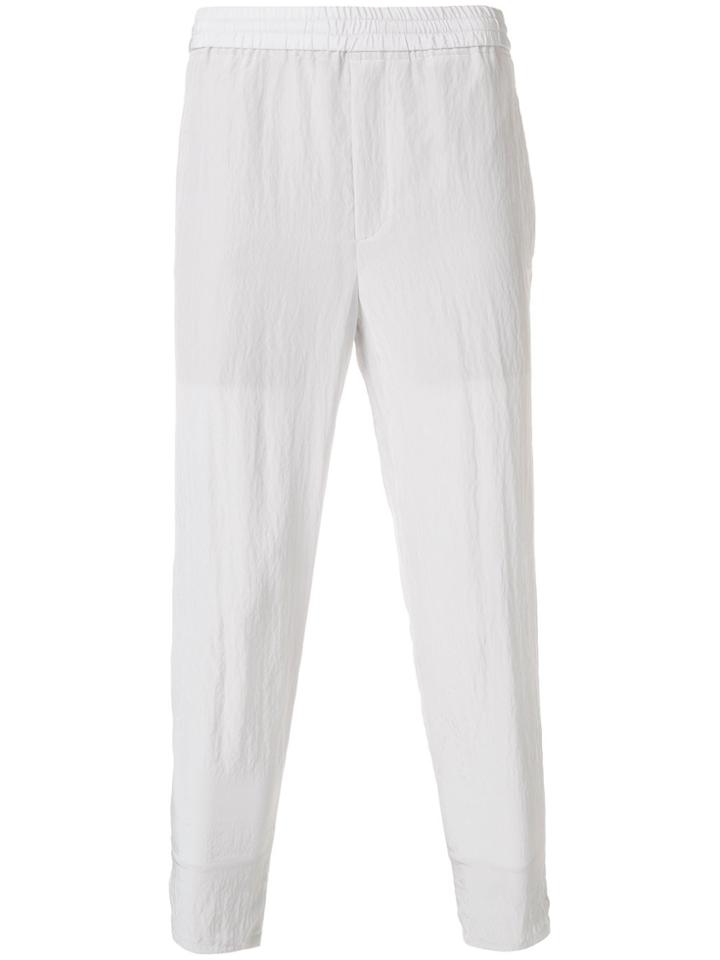 Neil Barrett Cropped Tapered Trousers - Grey