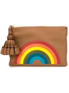 Anya Hindmarch 'rainbow Georgiana' Clutch - Brown