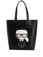Karl Lagerfeld Ikonik Shopper Tote - Black