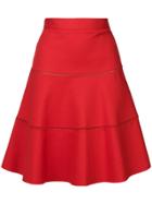 Red Valentino A-line Flared Skirt