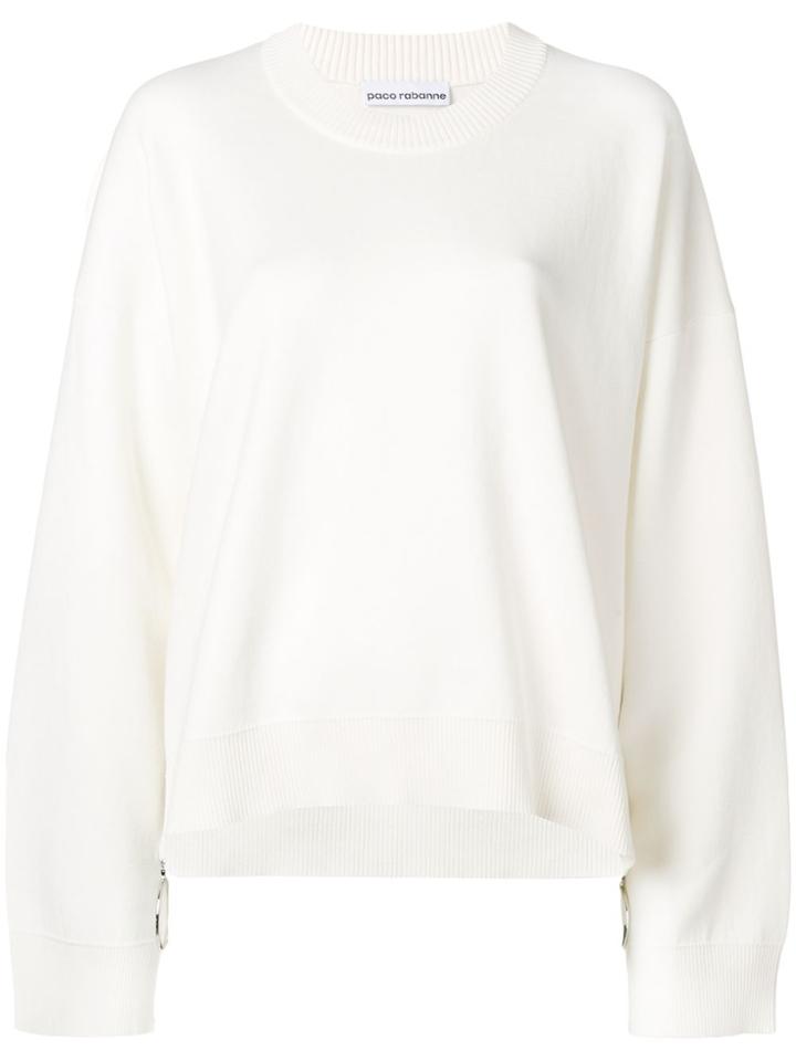 Paco Rabanne Oversized Sweater - White