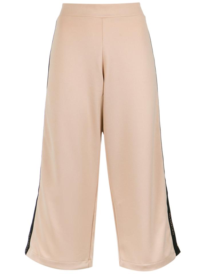 Olympiah Olympiah X Silvia Braz Wide Leg Cropped Trousers - Nude &