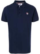 Fila Waffle Collar Polo Shirt - Blue
