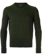 Knitted Pullover - Unisex - Acrylic - P, Green, Acrylic, À La Garçonne