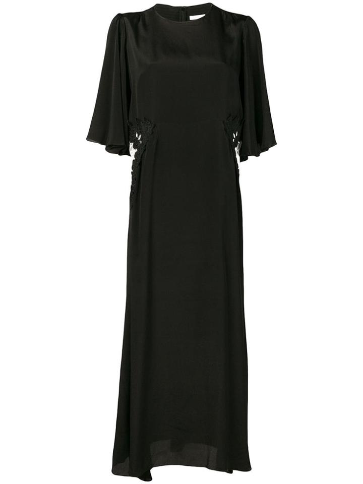 See By Chloé Satin Maxi Dress - Black
