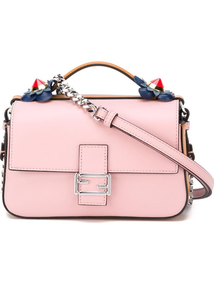 Fendi Micro 'fashion Show Double Baguette' Crossbody Bag