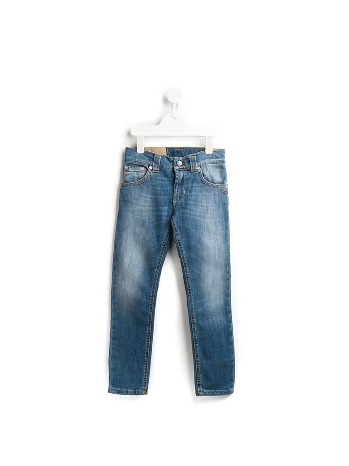 Dondup Kids - Straight Leg Jeans - Kids - Cotton/polyester/spandex/elastane - 6 Yrs, Blue