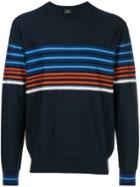 Ps By Paul Smith Stripe Detail Sweater - Blue