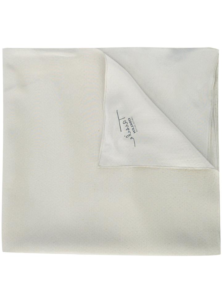 Osklen Osklen X Tarsila Plain Scarf - Nude & Neutrals